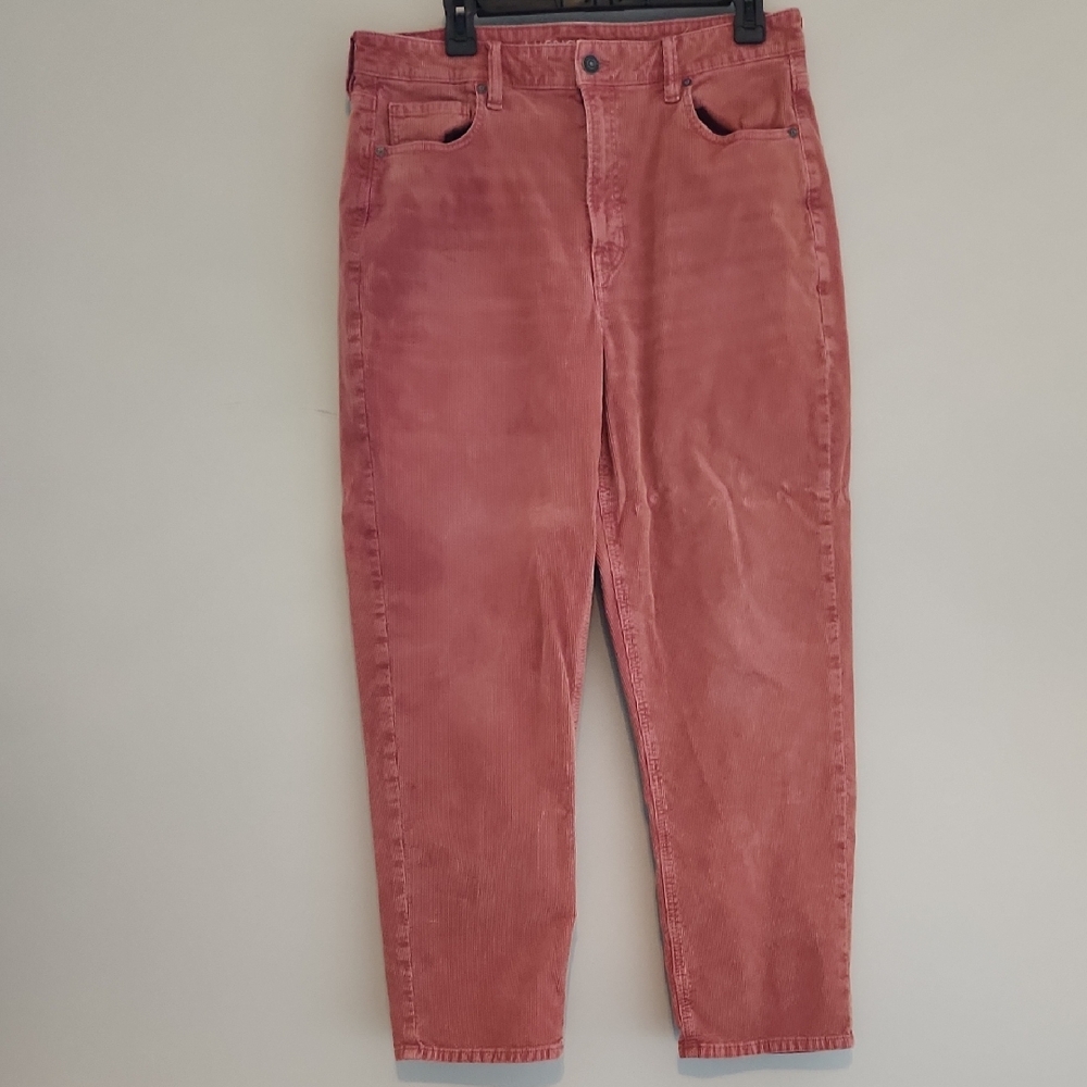 American Eagle Outfitters Rose Corduroy Straight Leg Pants